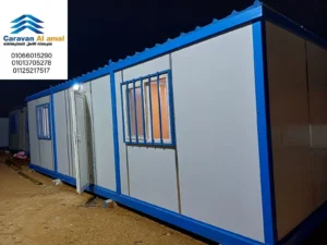 كرفانات جاهزة من تنفيذ كرفانات الأمل – تصميم وتنفيذ وحدات عالية الجودة في مصر