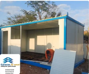 كرفانات جاهزة من تنفيذ كرفانات الأمل – تصميم وتنفيذ وحدات عالية الجودة في مصر